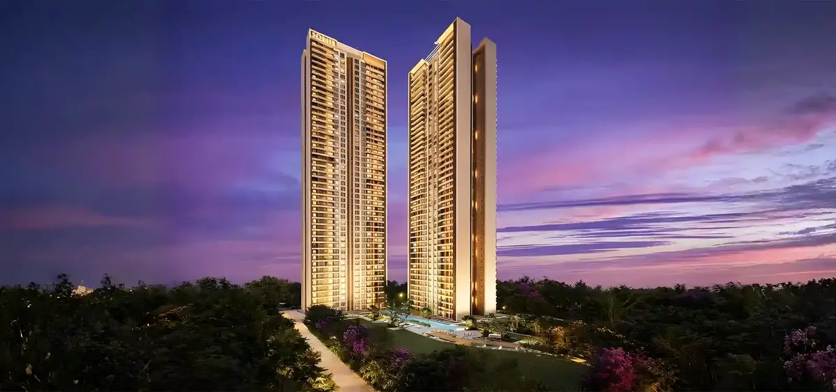 Sobha Liora luxury residential towers in Whitefield Bangalore skyline view